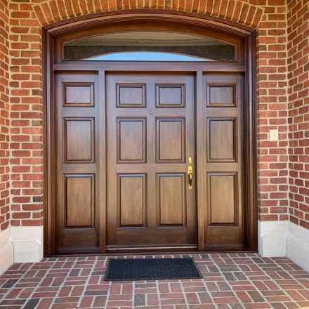 Front door refinishing by Reyes Painting LLC